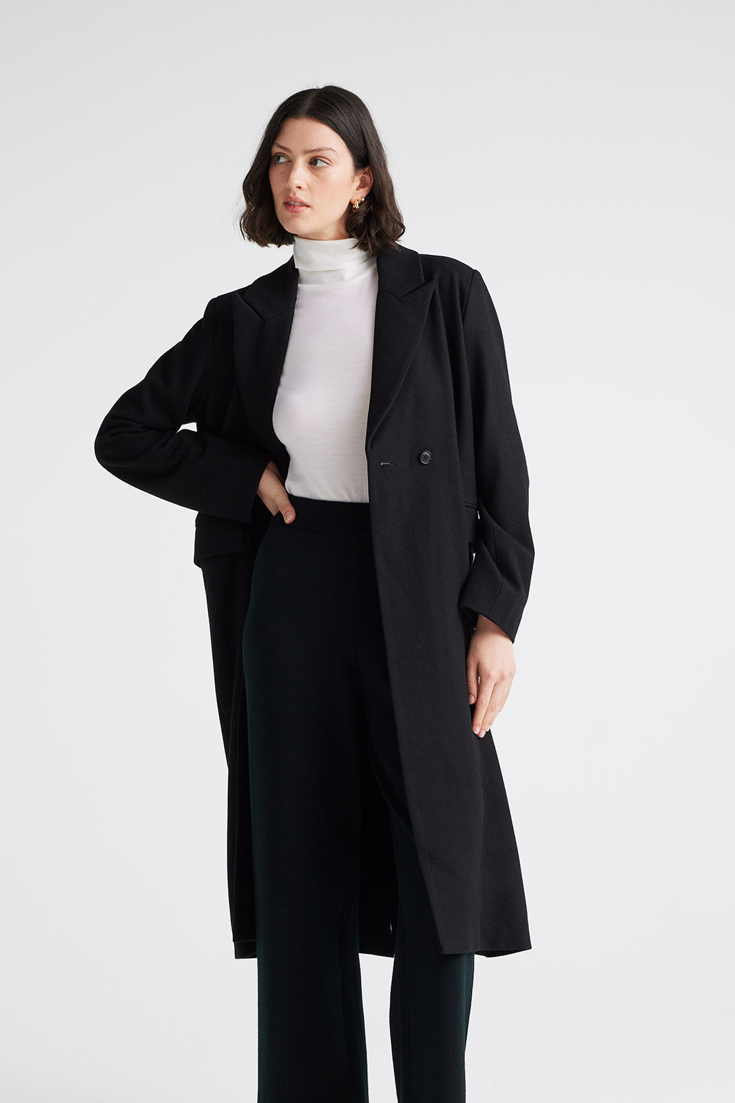 Model height is 175cm, wearing size 8