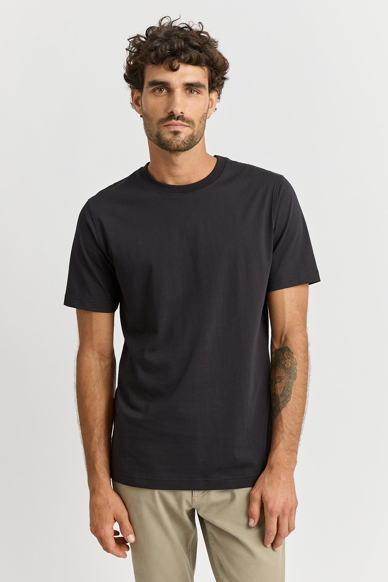 Our model is wearing a size M. Chest Width for size M is 52cm. Add 2.5cm for each size. Garment Length for size M is 72cm. Add 1cm for each size.