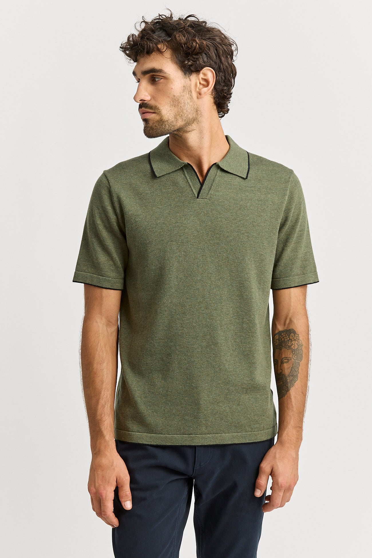 Our model is wearing a size M. Chest Width for size M is 52cm. Add 2.5cm for each size. Garment Length for size M is 68.5cm. Add 1cm for each size.