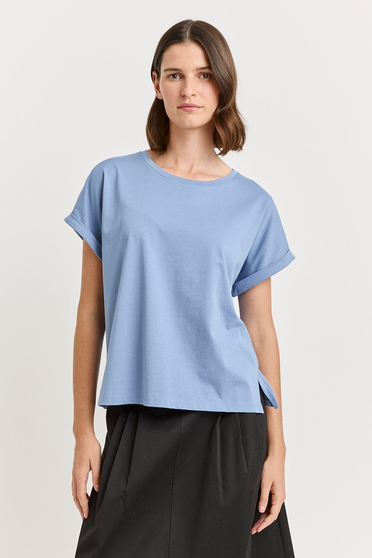 Our model is wearing a size 8. Garment Length for size 8 is 59cm. Add 1cm for each size.