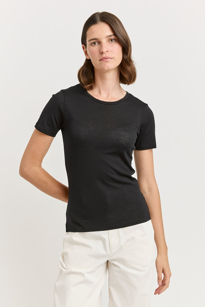 Short Sleeve Merino Tee – 100% Australian Merino Wool – Toorallie