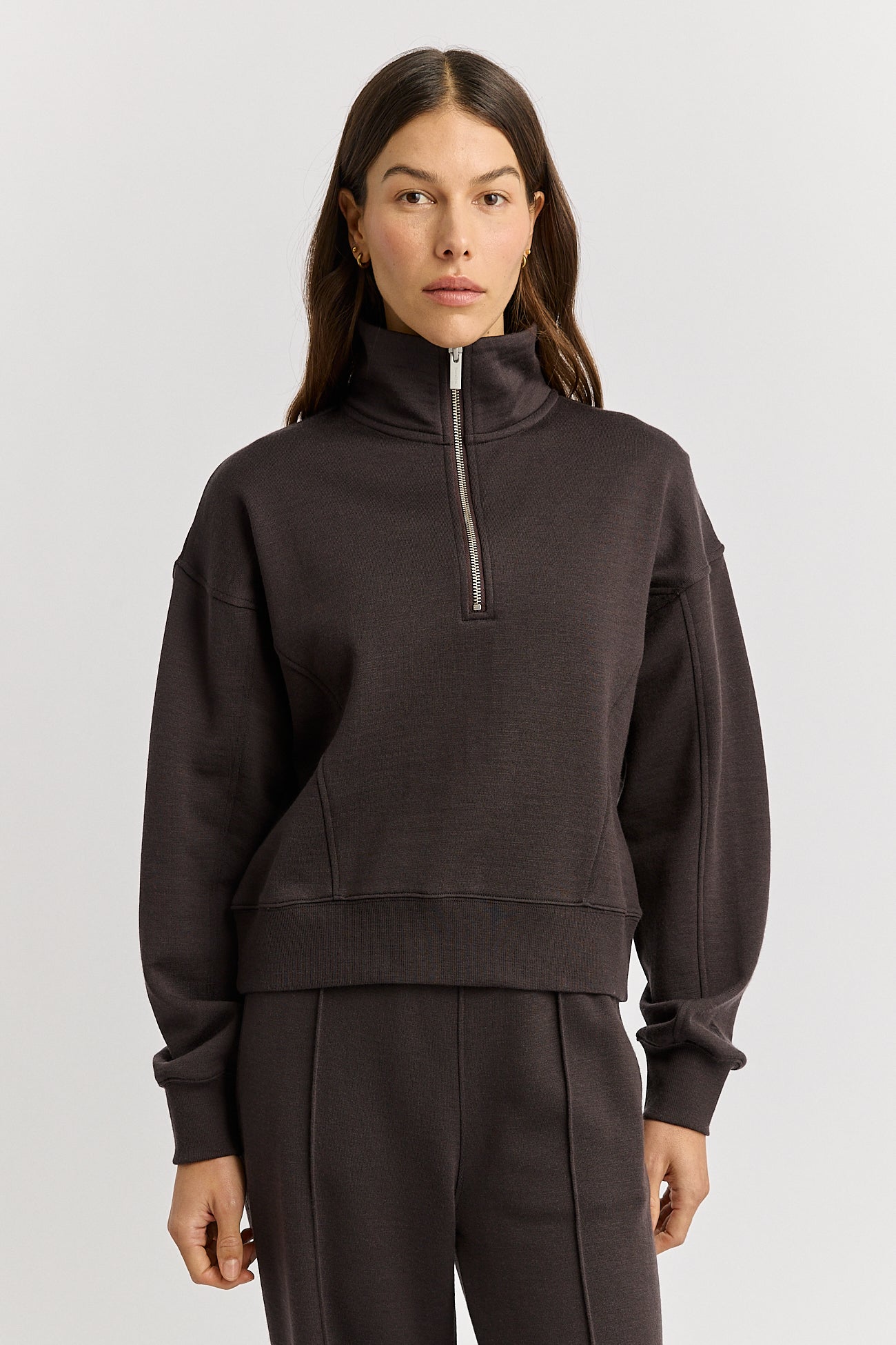 Our model is wearing a size 8. Garment Length for size 8 is 53 cm. Add 1cm for each size.