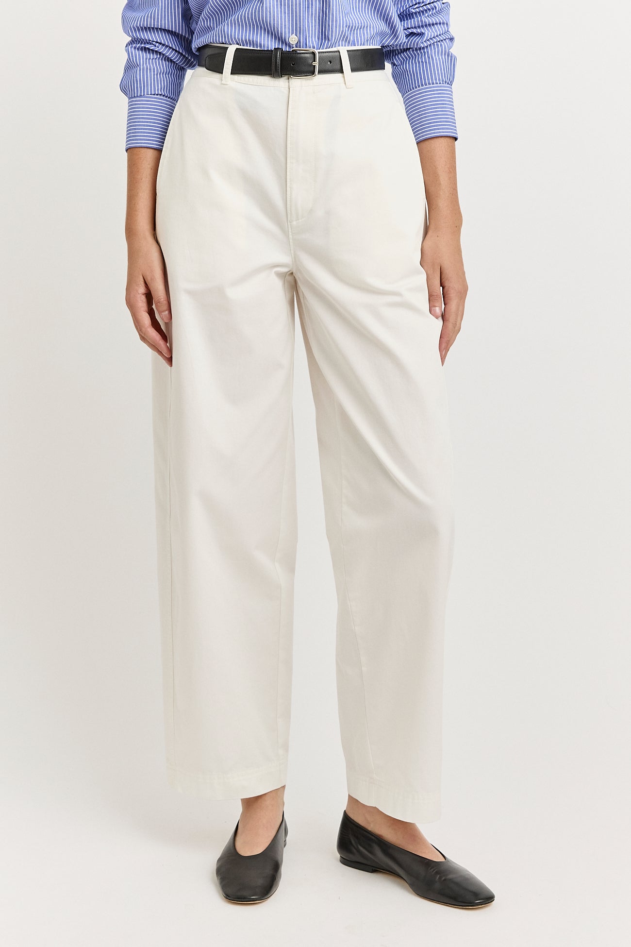 Our model is wearing a size 8. Inleg Length for all sizes is 73.5cm