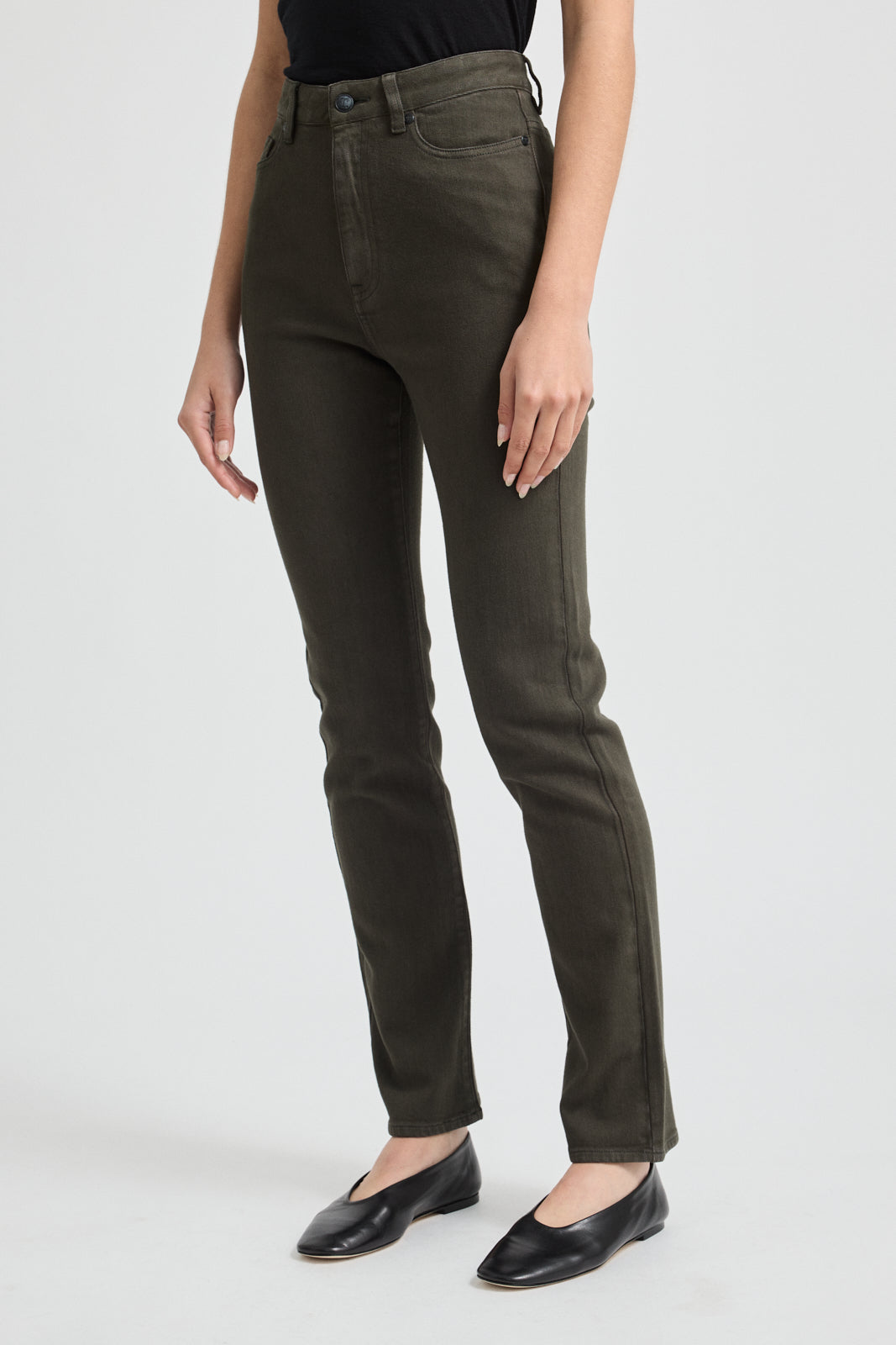 Merino Denim High Rise Classic Straight Leg Jean Toorallie Toorallie Australia