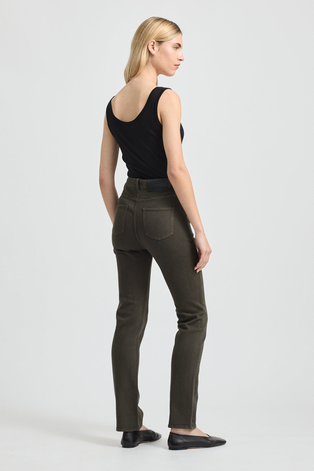 Merino Denim High Rise Classic Straight Leg Jean Toorallie